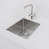 Pure.Sink Prestige stainless steel sink 34x40 cm 10mm radius undermount, flush mount, and top mount PPG3440-02