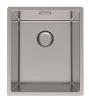 Pure.Sink Prestige stainless steel sink 34x40 cm 10mm radius undermount, flush mount, and top mount PPG3440-02