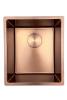 Pure.Sink Prestige sink 34x40 cm PVD Copper 10mm radius undermount, flush mount, and top mount PPG3440-62
