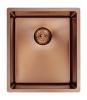 Pure.Sink Prestige sink 34x40 cm PVD Copper 10mm radius undermount, flush mount, and top mount PPG3440-62