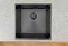 Pure.Sink Prestige sink 40x40cm PVD Gun Metal 10mm radius undermount,flush mount,topmount PPG4040-61