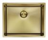 Pure.Sink Prestige sink 50x40 cm PVD Gold 10mm radius undermount, flush mount, and top mount PPG5040-60.