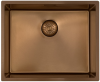 Pure.Sink Prestige sink 50x40 cm PVD Copper 10mm radius undermount, flush mount, and top mount PPG5040-62