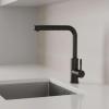 Pure.Sink Elite Steel Spark-S kitchen faucet Matte Black with pull-out spout PS8041-10