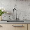 Pure.Sink Elite Steel Crystal-S kitchen faucet PVD Gun Metal with pull-out spout PS8050-61