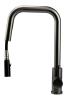 Pure.Sink Elite Steel Crystal-S kitchen faucet PVD Gun Metal with pull-out spout PS8050-61