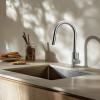 Pure.Sink Elite Steel Stream-S kitchen faucet stainless steel with pull-out spout PS8045-02