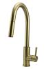 Pure.Sink Elite Steel Stream-S kitchen faucet PVD brushed gold with pull-out spout PS8045-60