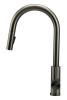 Pure.Sink Elite Steel Stream-S kitchen faucet PVD Gun Metal with pull-out spout PS8045-61