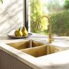 Pure.Sink Prestige Double Gold sink 70x40 cm 10mm radius undermount, flush mount and top mount PPG343440-60