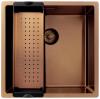 Pure.Sink Exclusivo Copper Sink 40x40 cm 10mm radius undermount, flush mount and top mount PEX4040-62
