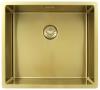 Pure.Sink Exclusivo Gold sink 45x40 cm 10mm radius undermount, flush mount and top mount PEX4540-60