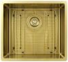 Pure.Sink Exclusivo Gold sink 45x40 cm 10mm radius undermount, flush mount and top mount PEX4540-60