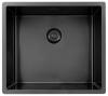 Pure.Sink Exclusivo Gun metal sink 45x40 cm 10mm radius undermount, flush mount and top mount PEX4540-61