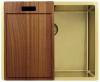 Pure.Sink Exclusivo Gold Sink 50x40 cm 10mm radius undermount, flush mount and top mount PEX5040-60