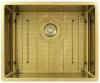 Pure.Sink Exclusivo Gold Sink 50x40 cm 10mm radius undermount, flush mount and top mount PEX5040-60