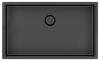 Pure.Sink Exclusivo large Gun metal sink 70x40 cm 10mm radius undermount, flush mount and top mount PEX7040-61