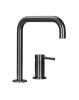Pure.Sink Luxion 2-hole Gun metal kitchen faucet with U spout PLX2HU-61