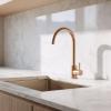 Pure.Sink Elite Steel Stream kitchen faucet PVD copper PS8044-62