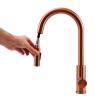 Pure.Sink Elite Steel Stream-S kitchen faucet PVD copper with pull-out spout PS8045-62