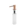 Pure.Sink Elite Steel Shine built-in Soap Dispenser PVD copper refillable from above PS9010-62