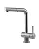 Pure.Sink Elite Steel Pulse-S kitchen faucet stainless steel with extendable spout and spray mode PS8500-02