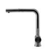 Pure.Sink Elite Steel Pulse-S kitchen faucet stainless steel with extendable spout and spray mode PS8500-02